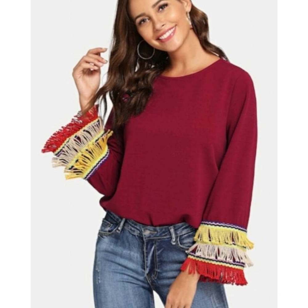 Red beautiful Top Nwt